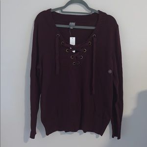 Maroon SOHO NYC & CO sweater